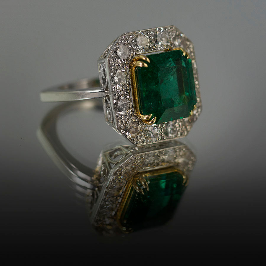 Keith Davis Emerald Ring