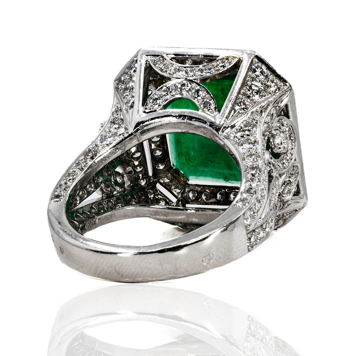 6.81 Carat Colombian Emerald Ring