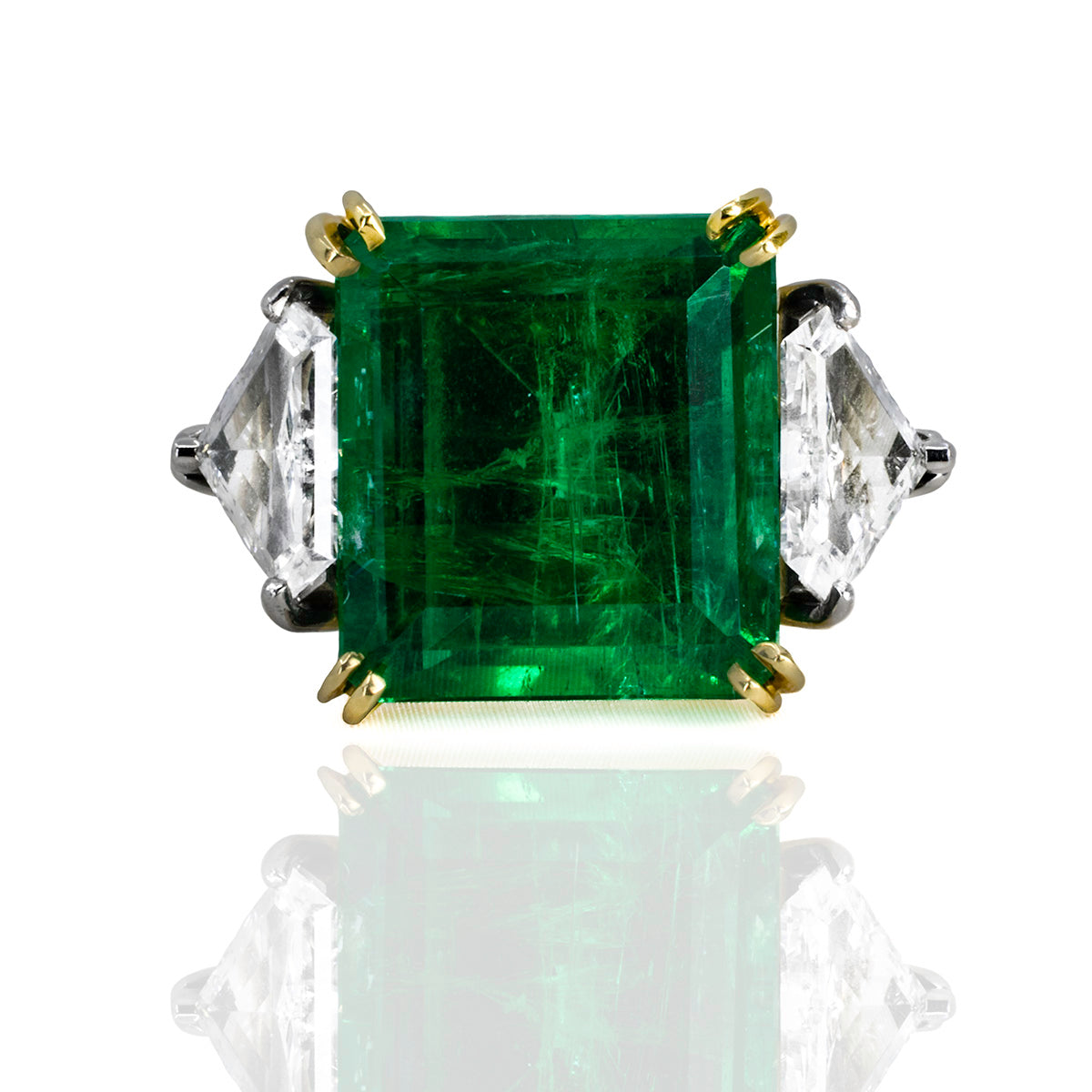 9.91 Carat Emerald Ring