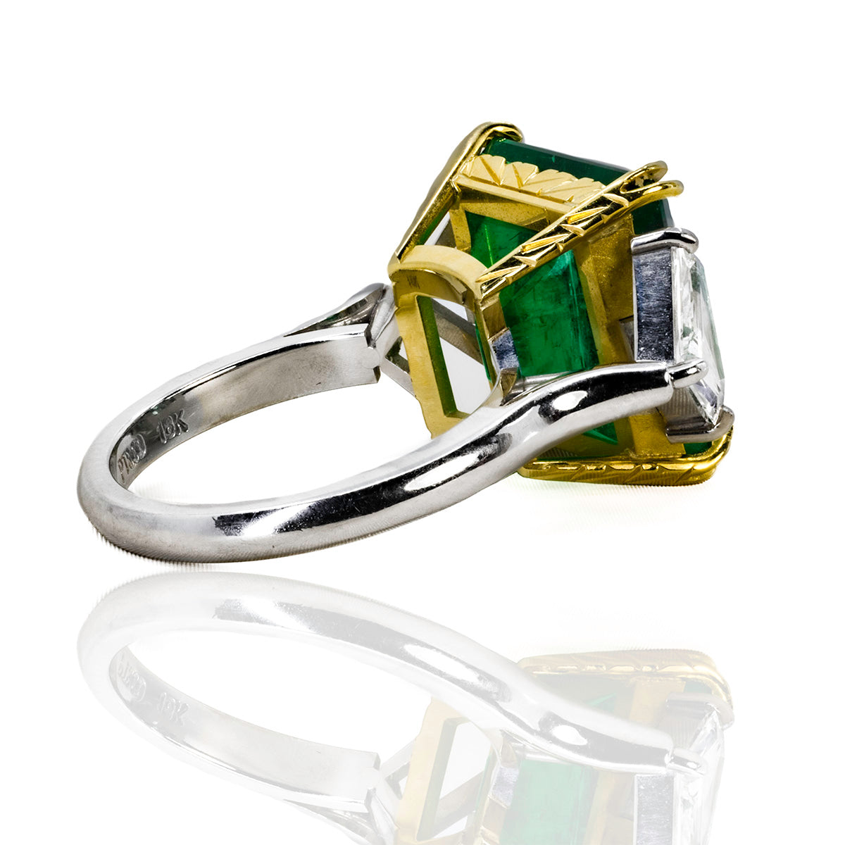 9.91 Carat Emerald Ring