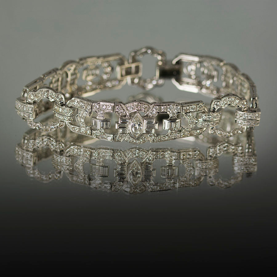 Platinum Art Deco period Bracelet