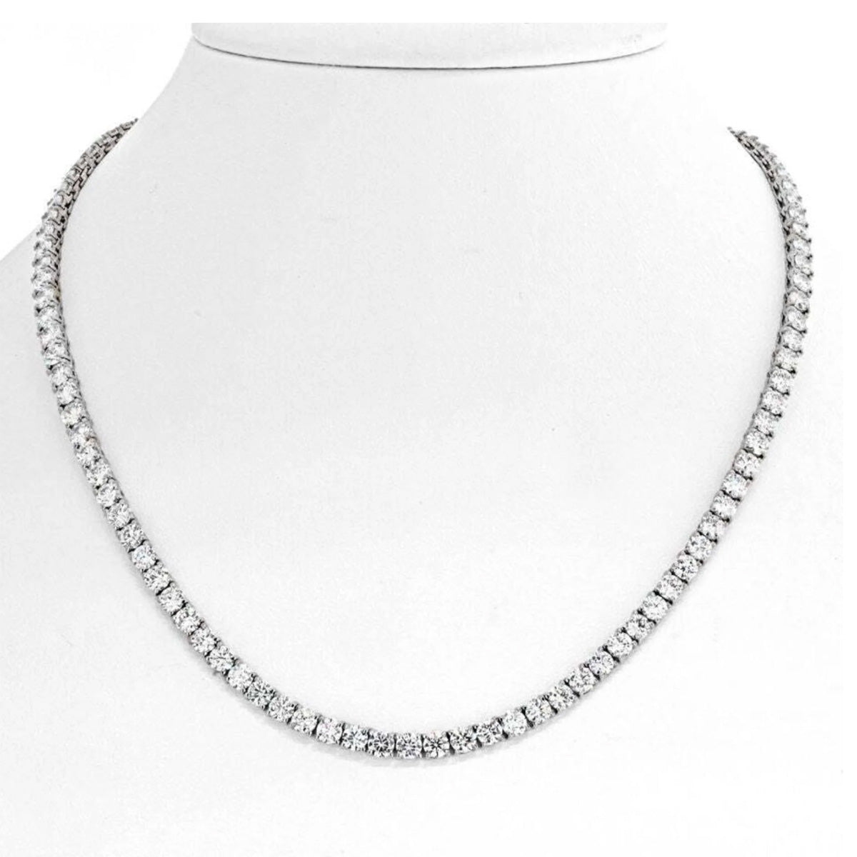 18k Diamond Necklace 18"