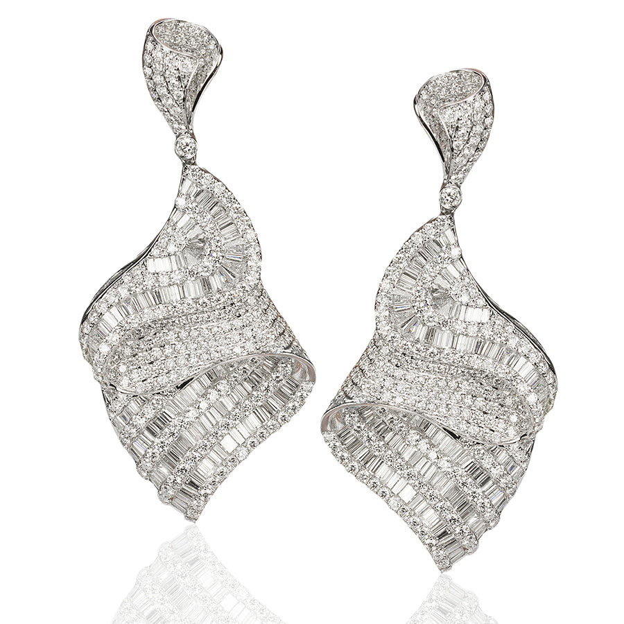 Glamerous Chandelier Diamond Earrings